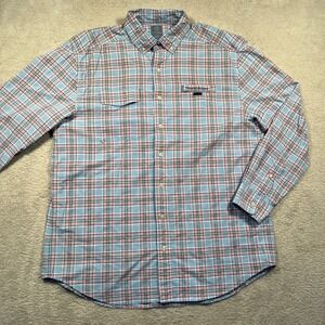 Vineyard‎ Vines Harbor Shirt Plaid Button Down Long Sleeve Fishing L